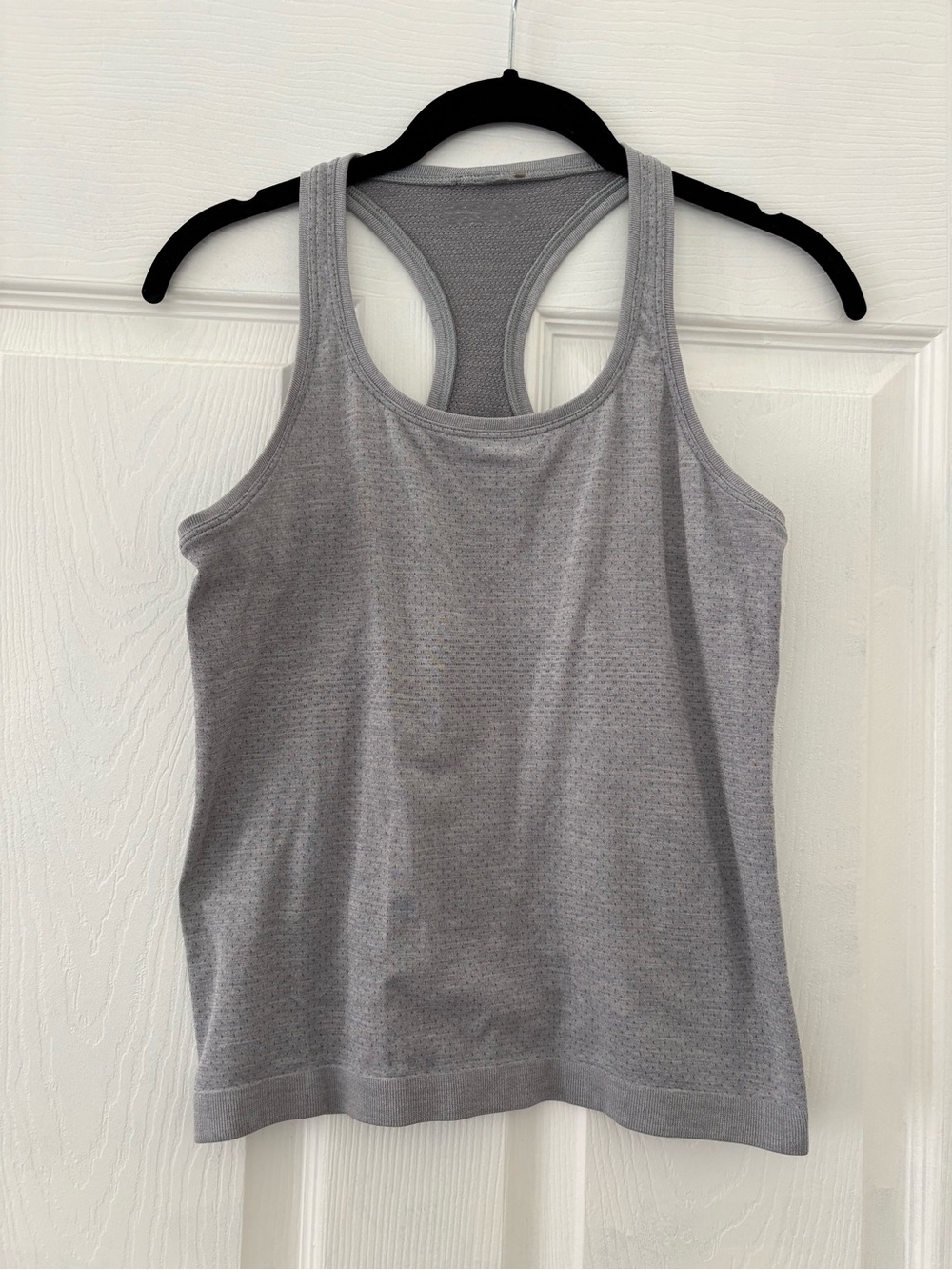 LSKD AeroFlx Tank Top Gray Racerback Running Shirt Small